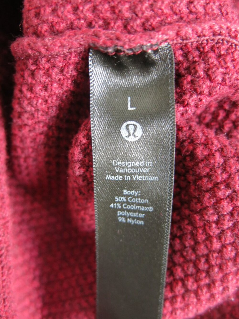 Lululemon Athletica Textured Knit Crewneck Sweater - Size Large - Picture 4 of 4